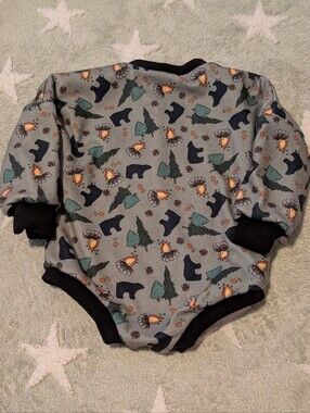 Reversible, Double Sided, Extra Warm & Fuzzy/Cozy Onsie.